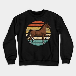 Vintage Horse Sunset Crewneck Sweatshirt